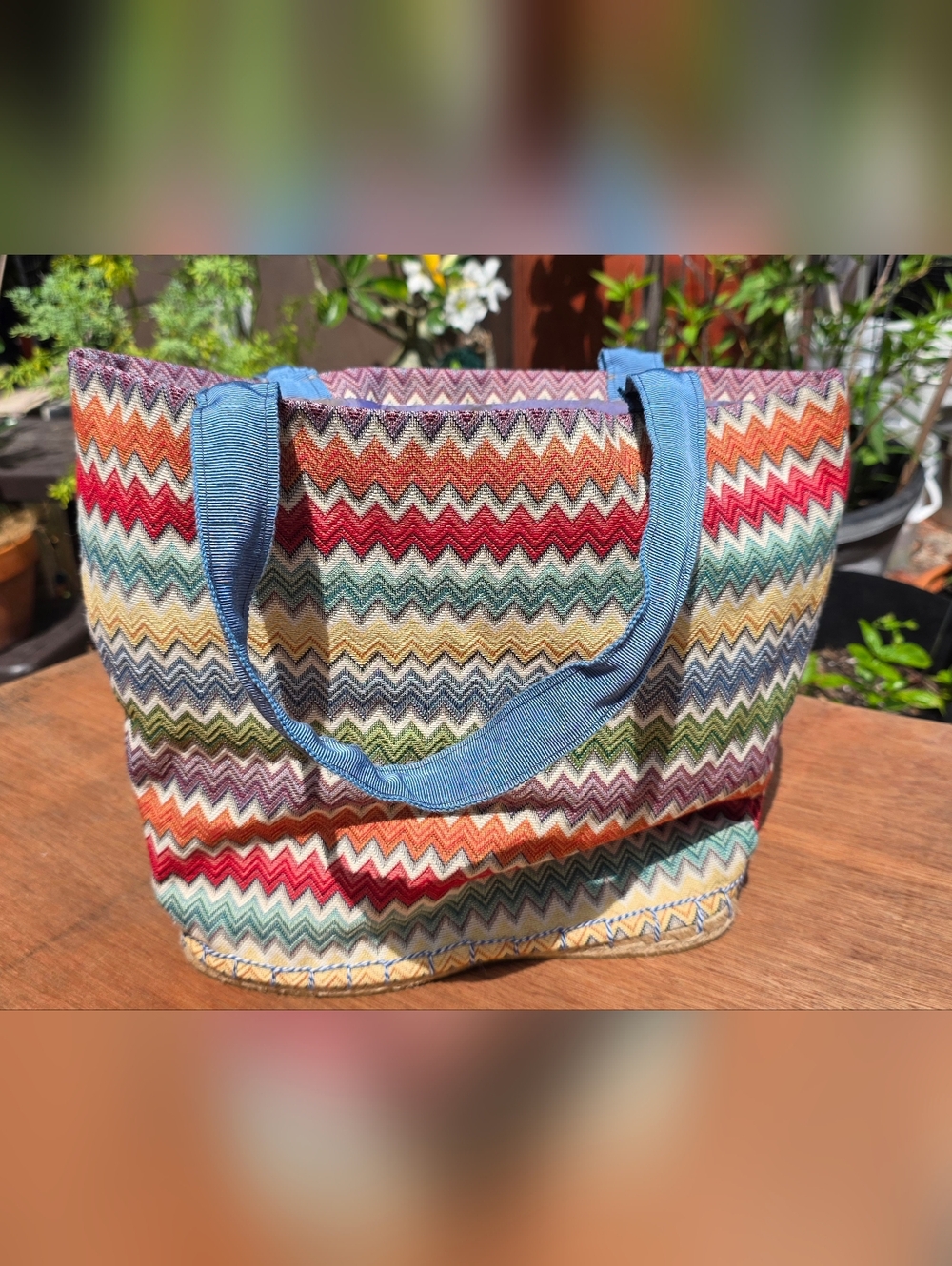 Sole Purpose Woven Shoulder Tote
